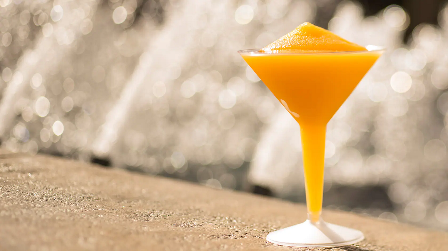 Slush mit Orangensaft und Grand Marnier