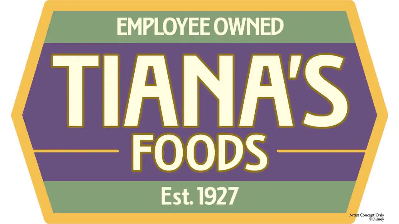 Tianas Foods Schild - Est. 1927