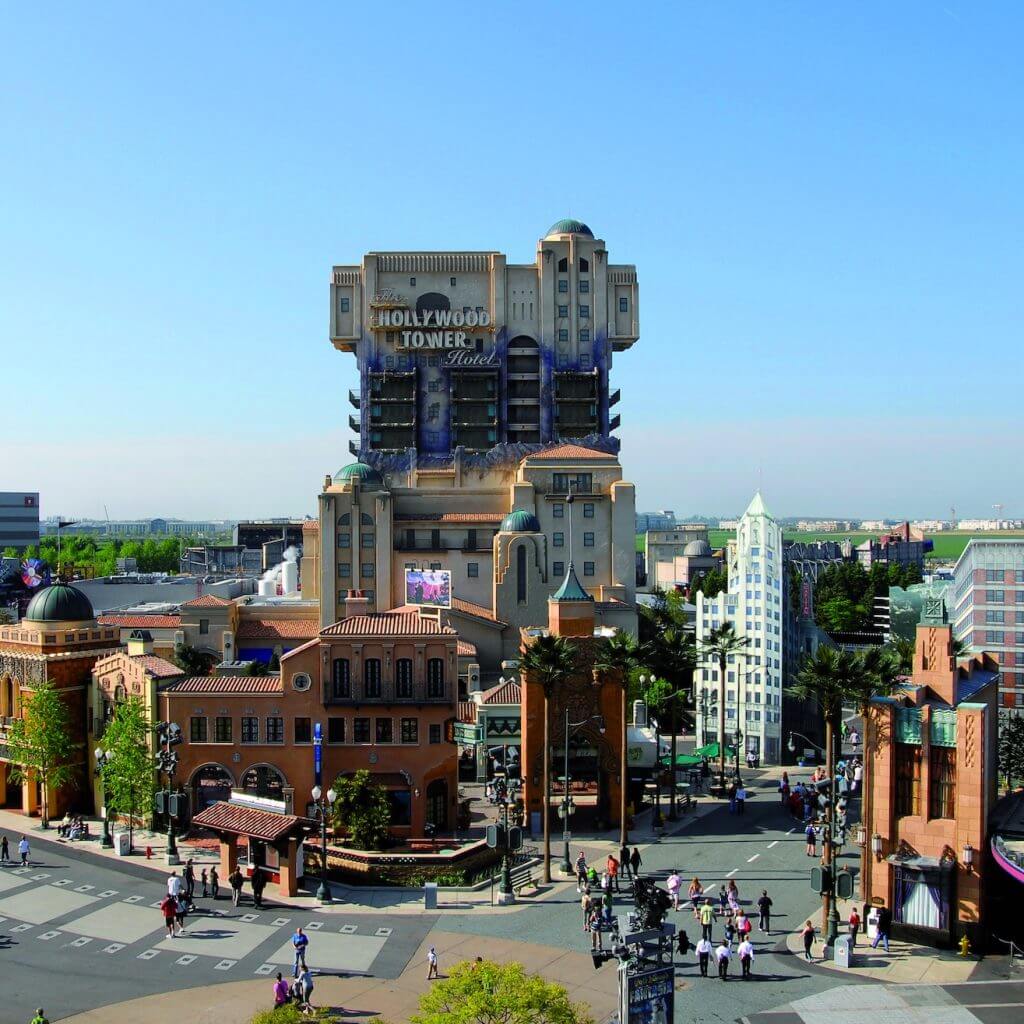 Tower of Terror Außenansicht im Walt Disney Studio Park