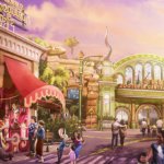 Konzeptzeichnung für den Zoomania Bereich in Shanghai Disneyland