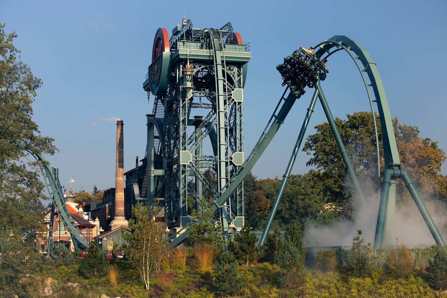 Dive Coaster Baron 1898 in Efteling