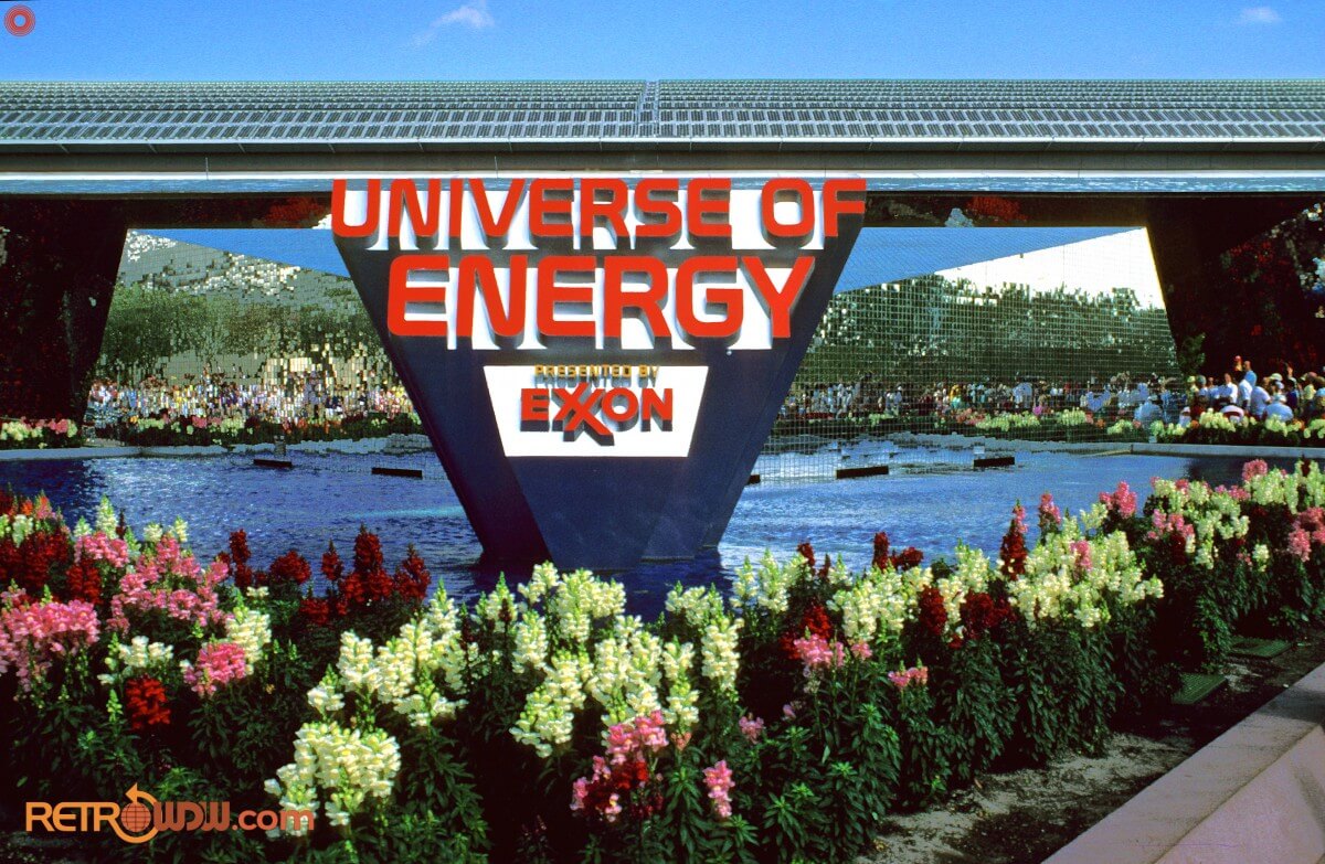 Universe of Energy – Eingang mit Sponsor