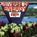 Schild am Eingang zum ehemaligen Universe of Energy in Epcot