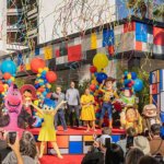 Eröffnung des Pixar Place Hotel in Disneyland mit Freude, Buzz Lightyear und weiteren Pixar Figuren