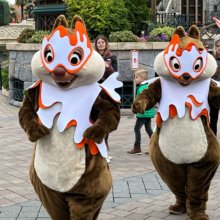 Chip und Chap im Halloweenkostüm