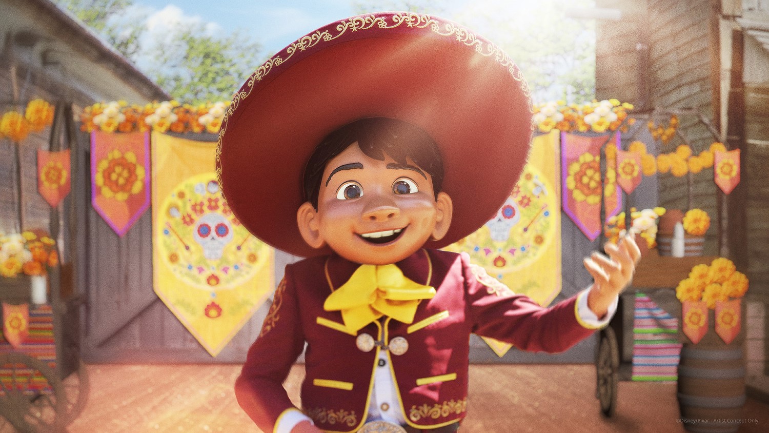 Miguel aus Coco in einem Mariachi-Outfit