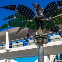 Der Tomorrowland Transit Authority Peoplemover im Tomorrowland in Disney World