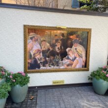 Fotolocation im Stil eines berühmten Gemäldes im Frankreich-Pavillon