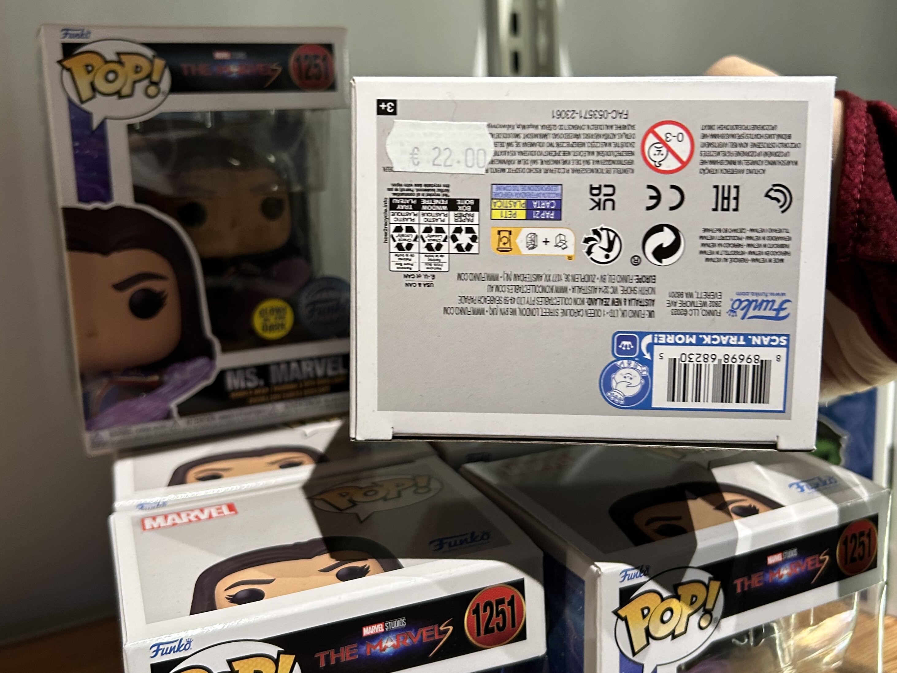 Funko Pop-Schachtel mit Preisschild