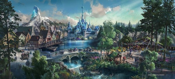 Frozen Land at Disneyland Paris: Kingdom of Arendelle