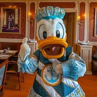 Donald Duck im Buffetrestaurant The Royal Banquet