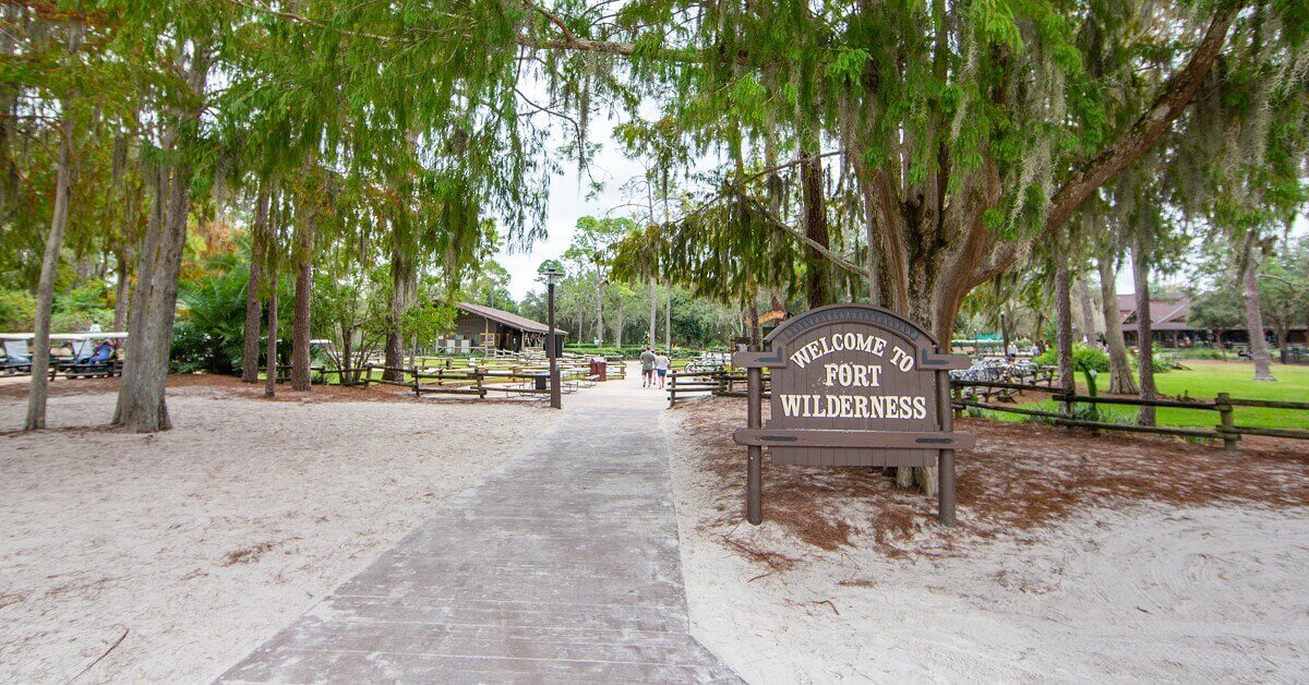 Eingangsbereich zu Disney's Fort Wilderness